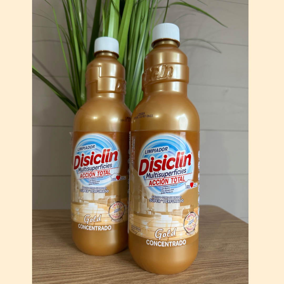 Disiclin Concentrated Floor & Multisurface Cleaner 1 Litre - Gold