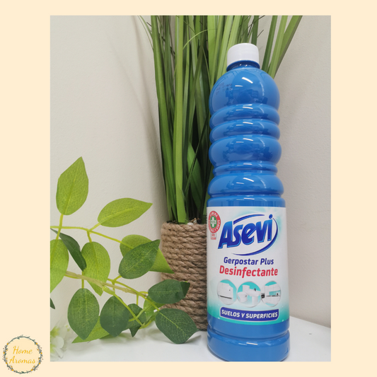 Asevi Blue Perfumed Disinfectant - 1 Litre Bottle